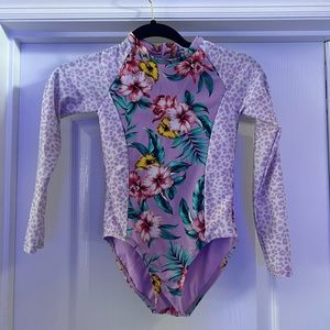 Girls swimsuit long sleeve